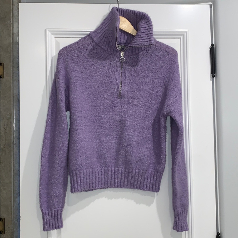 Light purple pullover sweater